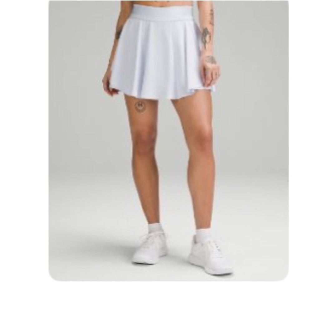 White Athletic Skirt